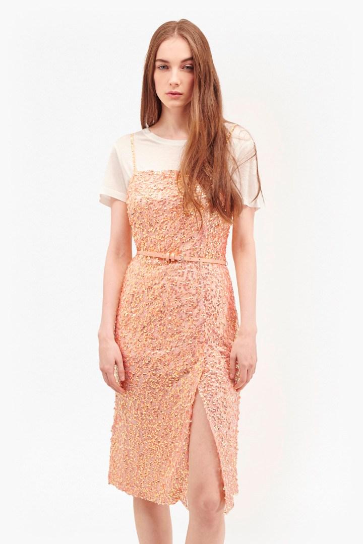 French Connection Celia Sequinned Strappy Dress