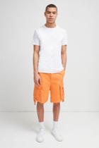French Connenction Garment Dye Military Twill Shorts
