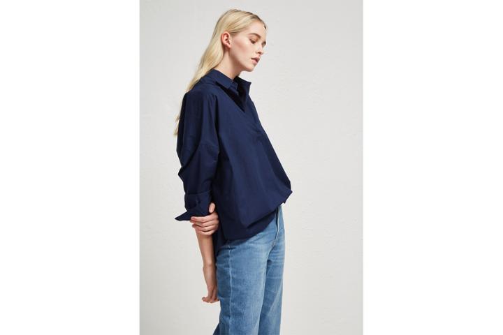 French Connection Rhodes Poplin Relaxed Fit Shirt