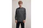 French Connection Worsted Checked Wool Shirt