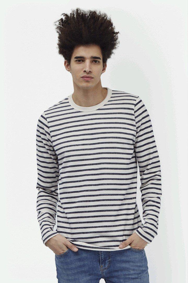 French Connenction Stripe Out Long Sleeved T-shirt