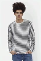 French Connenction Stripe Out Long Sleeved T-shirt