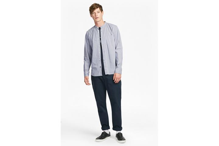 French Connection Gallery Gingham Peached Cotton Shirt