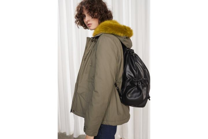 French Connection Syble Cotton Longline Parka