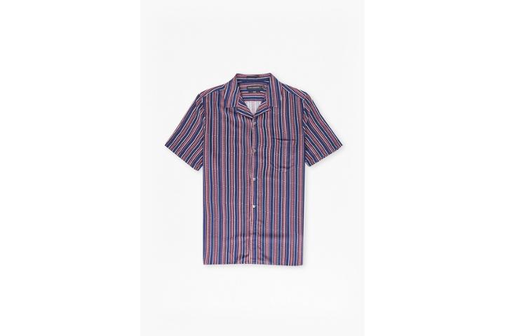 French Connection Kaha Viscose Cuban Collar Shirt