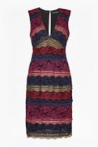 French Connection Dallaway Stripe Lace Pencil Dress