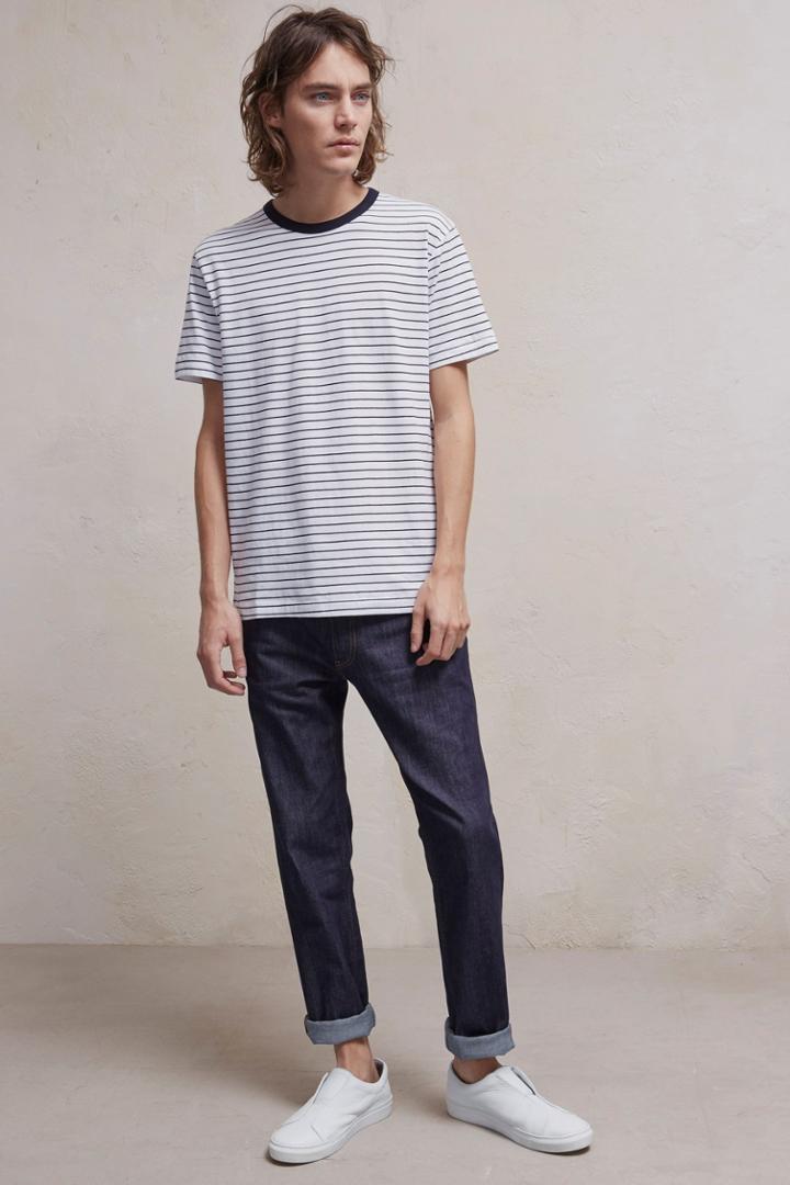 Fcus Fine Stripe Jersey T-shirt