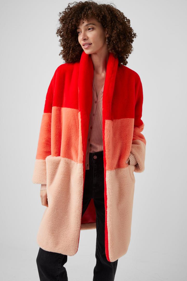 French Connection Izo Faux Fur Coat