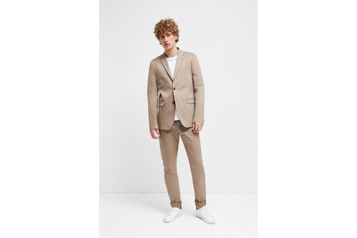 French Connection Stretch Cotton Suit Trousers