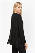 French Connection Arrow Lace Back Jersey Jumper