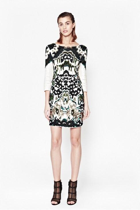 French Connection Gypsy Moth Sequinned Dress