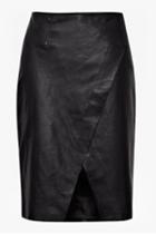 French Connection Cali Leather Pencil Skirt