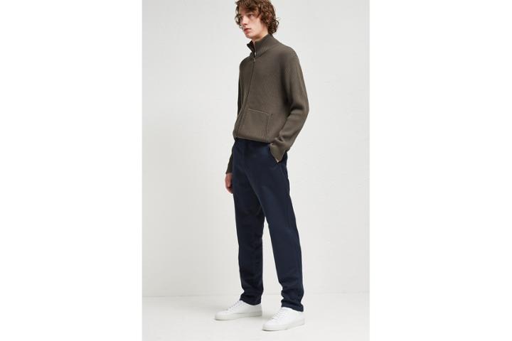 French Connection Calvary Twill Peach Trousers