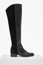 Fcus Tilly Knee High Flat Heel Leather Boots