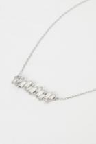 French Connenction Cluster Bar Necklace