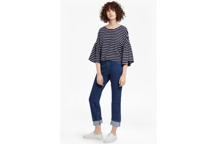 French Connection Tim Tim Bell Sleeves Top