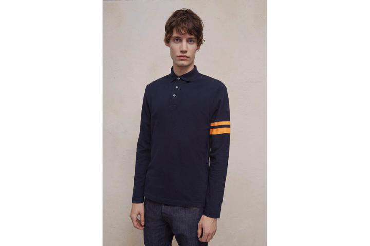 French Connection Parched Pique Stripe Polo Shirt