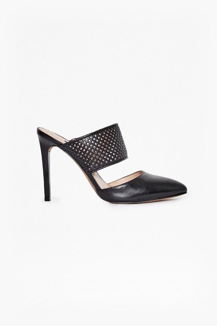 French Connection Mollie Stiletto Laser Cut Mules