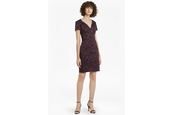 French Connection Rosalind Printed Cotton Dress