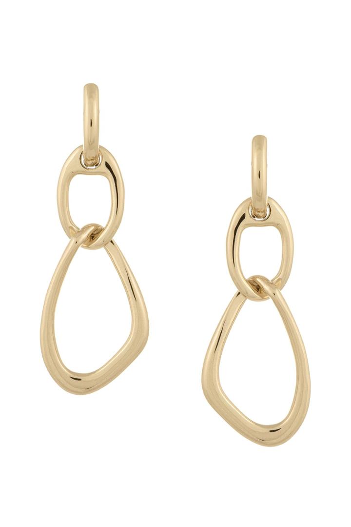 French Connection Interlocking Drop Earrings