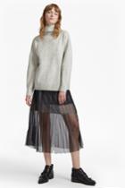 Fcus Daphne Lurex Jersey Midi Skirt