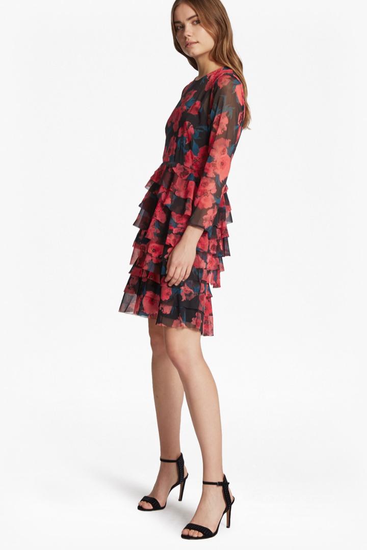 French Connection Allegro Poppy Ruffle Dress