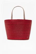 French Connection Macaua Straw Basket Tote