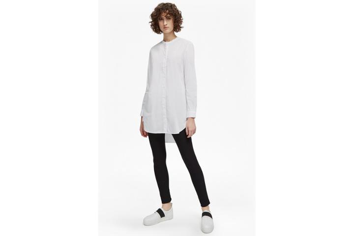 French Connection Southside Cotton Tunic Shirt