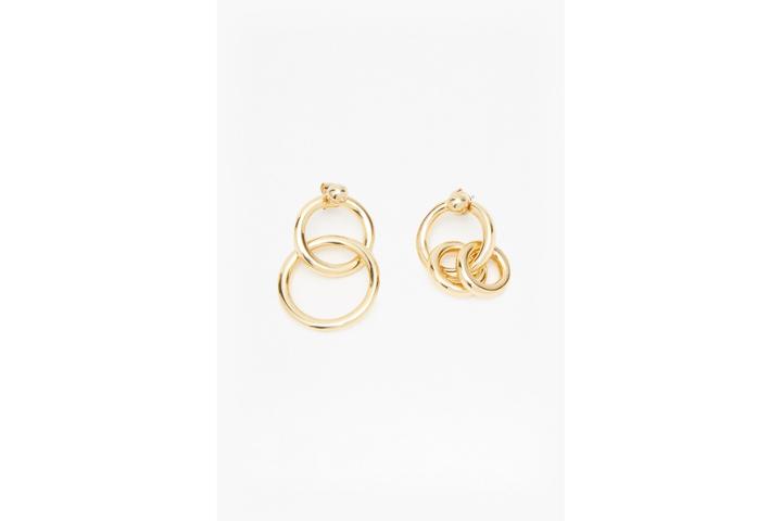 French Connection Ball Balls Mismatch Earrings