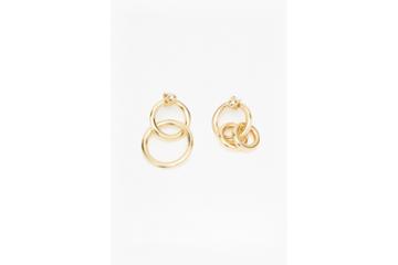 French Connection Ball Balls Mismatch Earrings