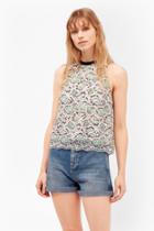 French Connection Boccara Sleeveless Lace Top