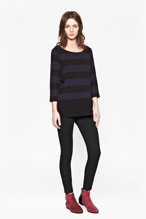 French Connection Manhattan Winter Striped Top