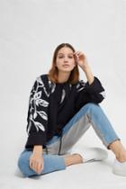 French Connenction Alleffra Applique Quilted Jacket