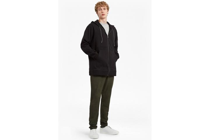 French Connection Ashcroft Longline Hooded Sweatshirt