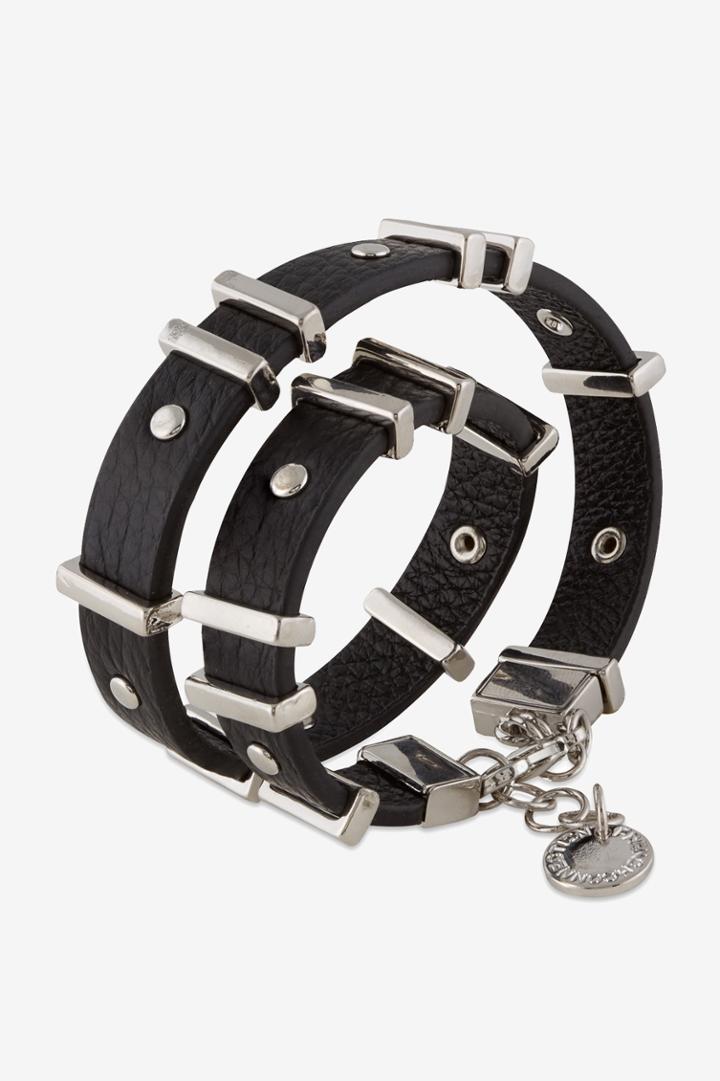 French Connection Leather Wrap Bracelet