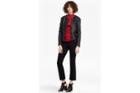 French Connection Stephanie Faux Leather Quilted Jacket
