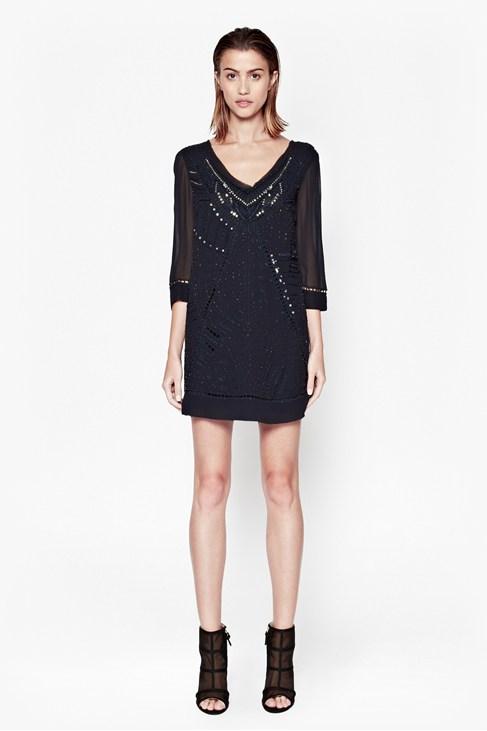 French Connection Evissa Beaded Tunic Dress