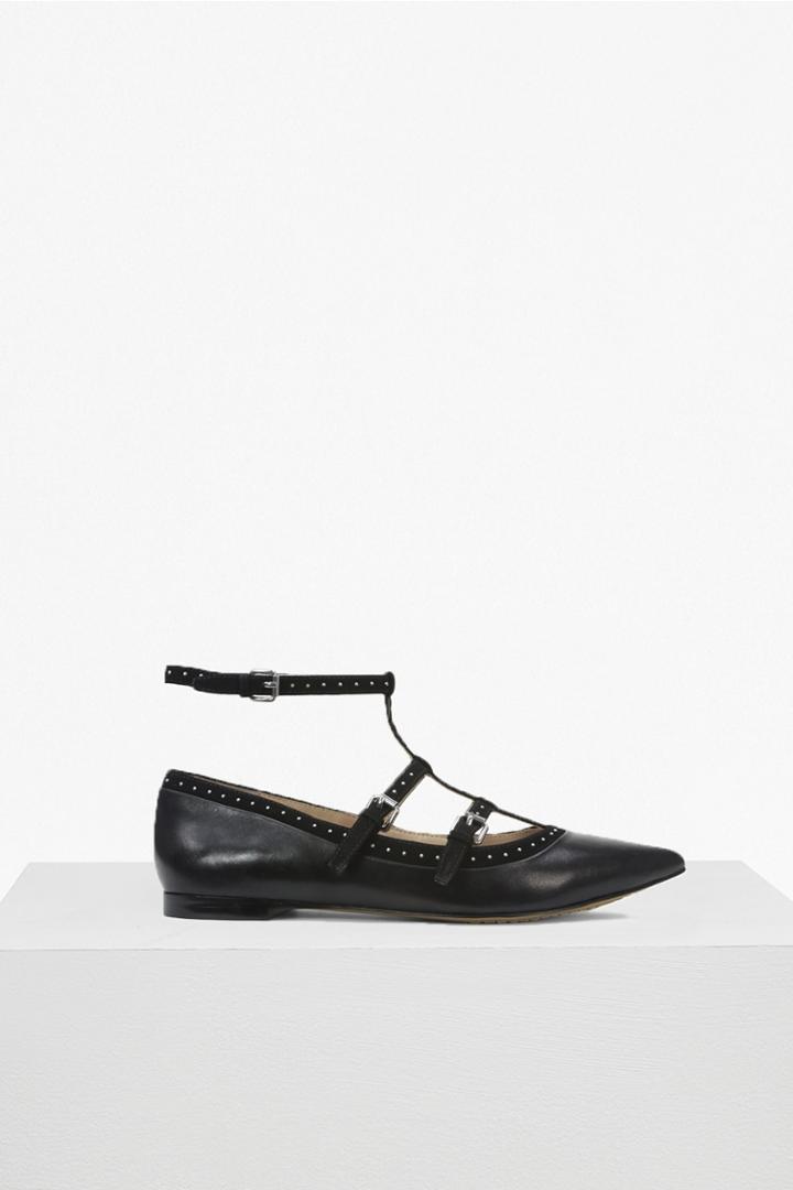 French Connection Geklin Pointy Strappy Flats