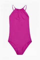French Connenction Core Quick Dry Cross Back Swimsuit