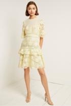 French Connenction Calli Lace Round Neck Dress