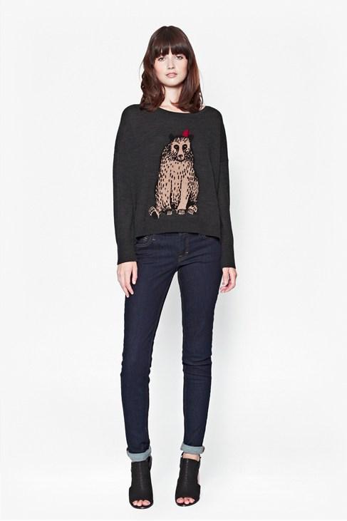 French Connection Funny Fez Wool-blend Jumper