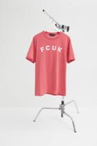 French Connenction Fcuk Arched Slogan T-shirt