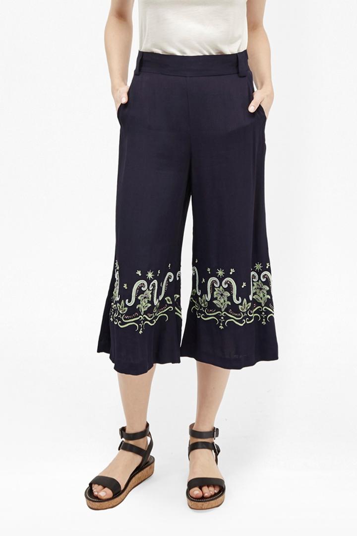 French Connection Casa Tile Embellished Pants