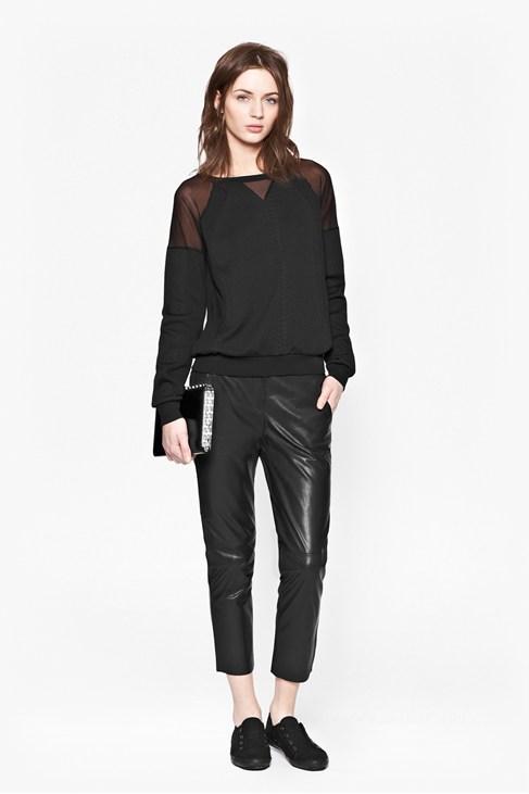 French Connection Milly Mesh Jersey Jumper