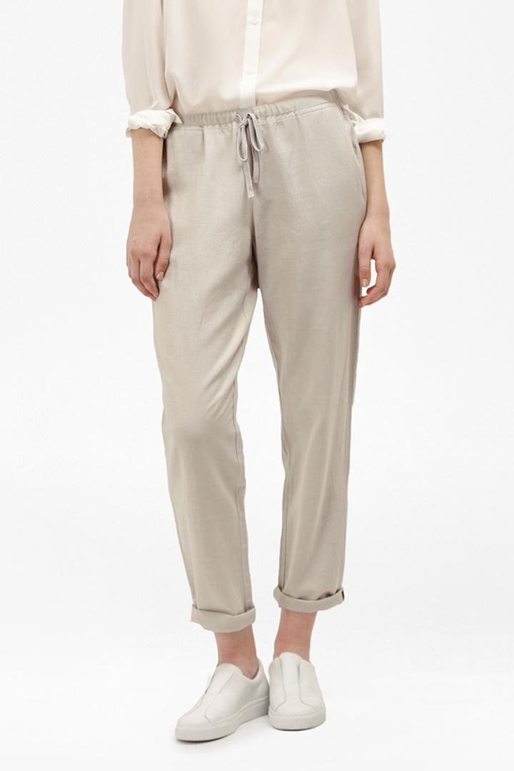 French Connection Lucia Linen Drawstring Pants
