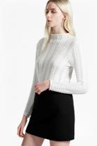 French Connection Mozart Ladder Open Knit Jumper