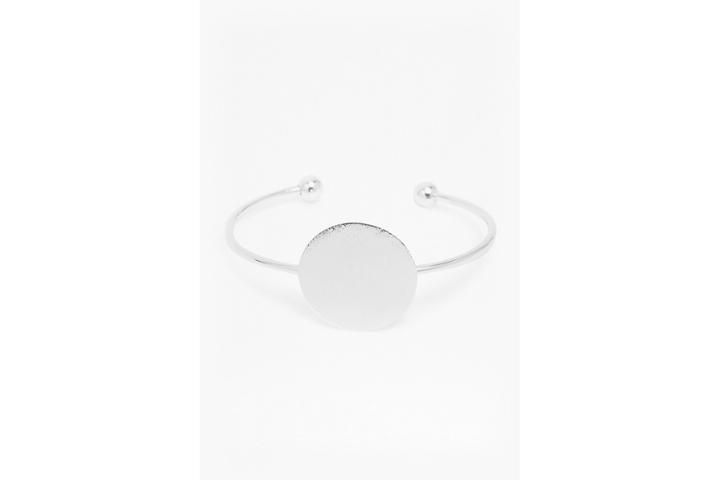 French Connection Core Brushed Disk Bangle