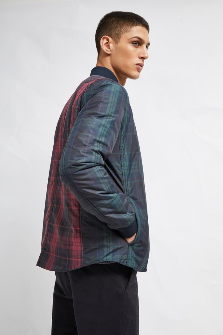 French Connenction Check Bomber Jacket