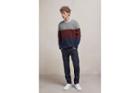 French Connection Block Stripe Mohair Mix Jumper