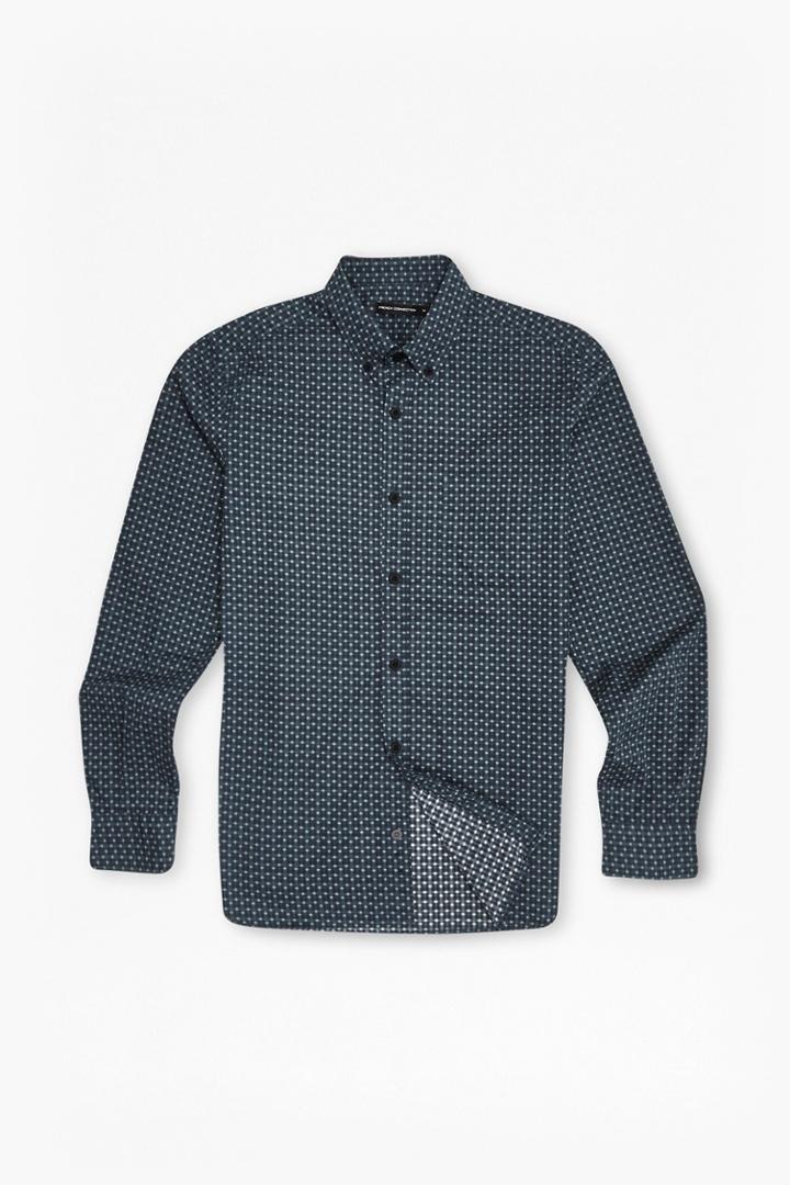 French Connection Blurred Overlay Checked Shirt